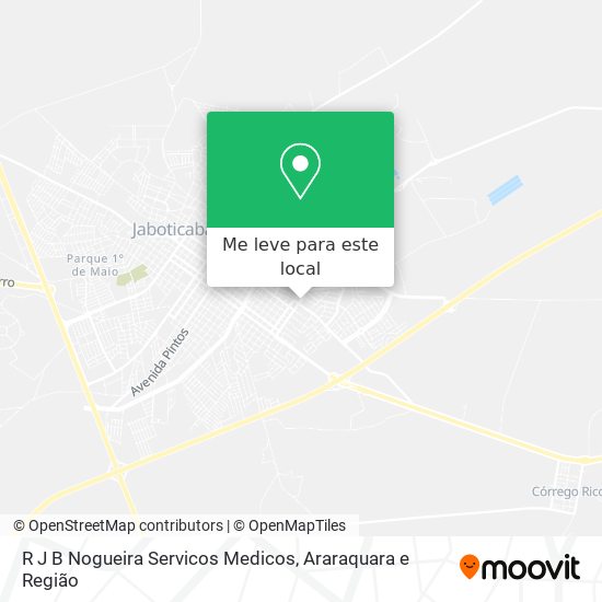 R J B Nogueira Servicos Medicos mapa