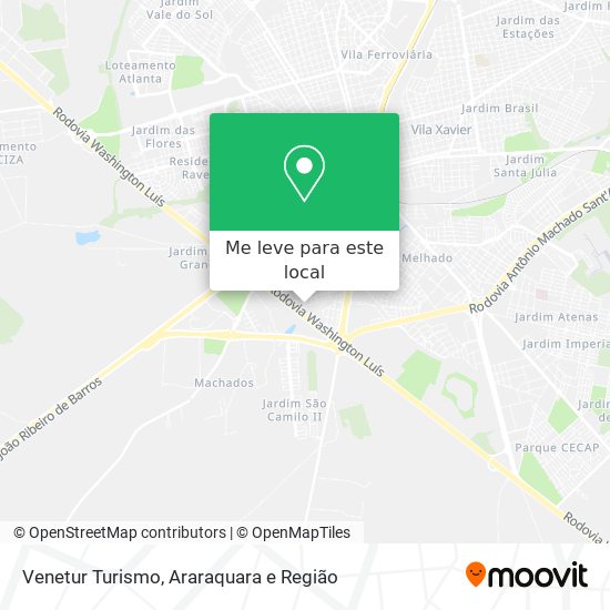 Venetur Turismo mapa