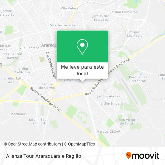 Alianza Tour mapa