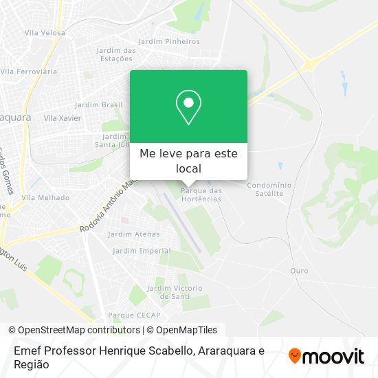 Emef Professor Henrique Scabello mapa