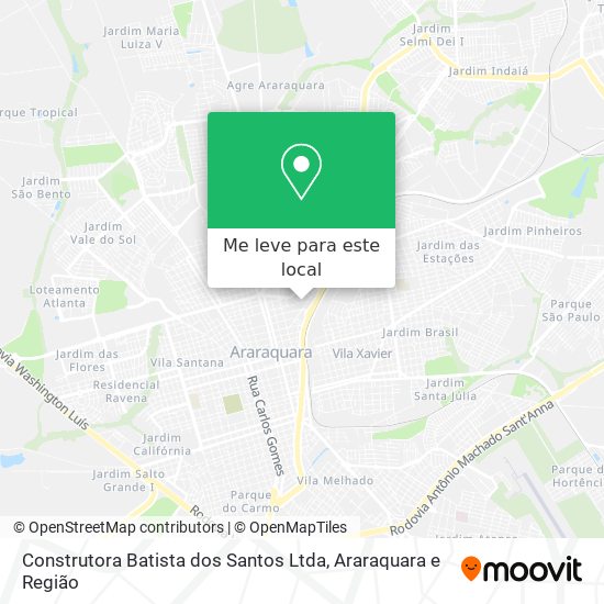 Construtora Batista dos Santos Ltda mapa
