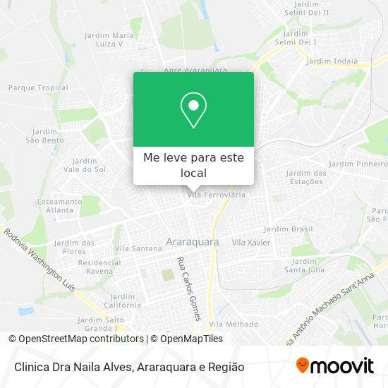 Clinica Dra Naila Alves mapa