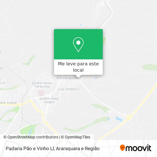 Padaria Pão e Vinho Ll mapa