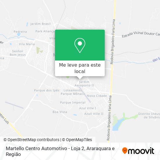 Martello Centro Automotivo - Loja 2 mapa