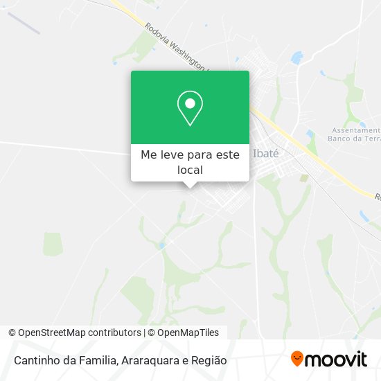 Cantinho da Familia mapa