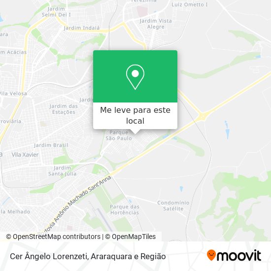 Cer Ângelo Lorenzeti mapa