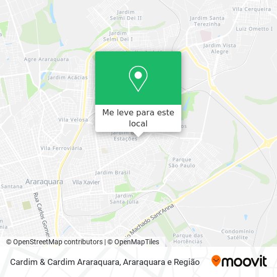 Cardim & Cardim Araraquara mapa