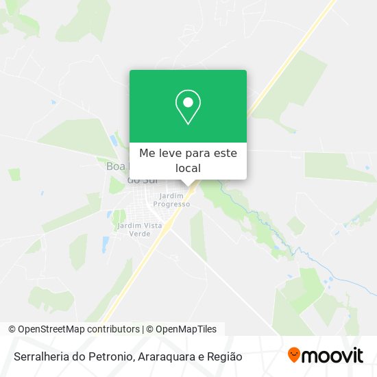 Serralheria do Petronio mapa