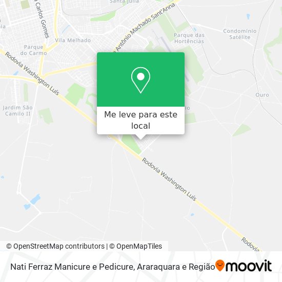 Nati Ferraz Manicure e Pedicure mapa