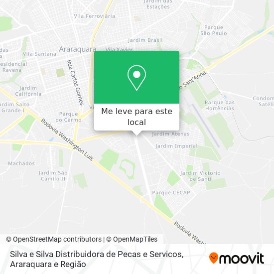 Silva e Silva Distribuidora de Pecas e Servicos mapa