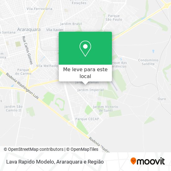 Lava Rapido Modelo mapa