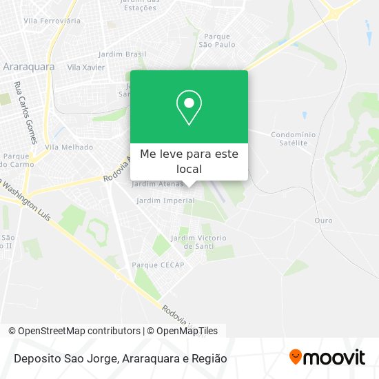 Deposito Sao Jorge mapa