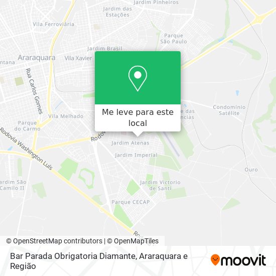 Bar Parada Obrigatoria Diamante mapa