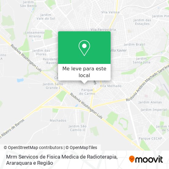 Mrm Servicos de Fisica Medica de Radioterapia mapa
