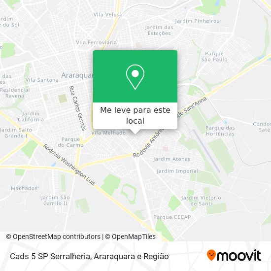 Cads 5 SP Serralheria mapa
