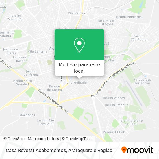 Casa Revestt Acabamentos mapa