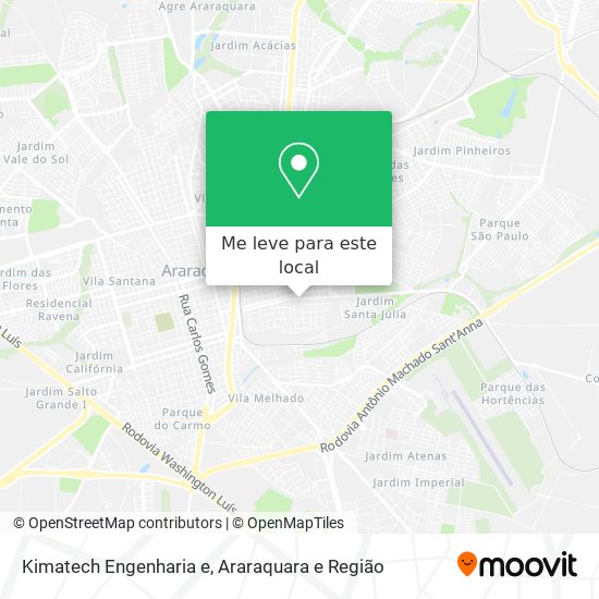 Kimatech Engenharia e mapa