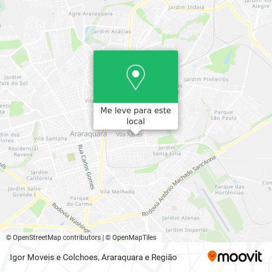 Igor Moveis e Colchoes mapa