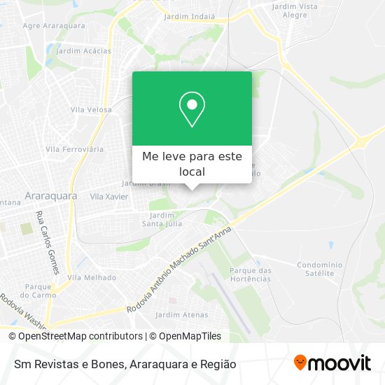 Sm Revistas e Bones mapa