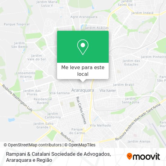 Rampani & Catalani Sociedade de Advogados mapa
