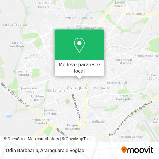Odin Barbearia mapa