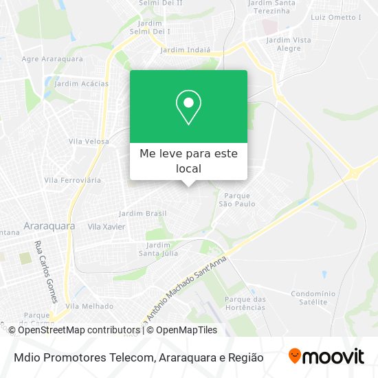 Mdio Promotores Telecom mapa