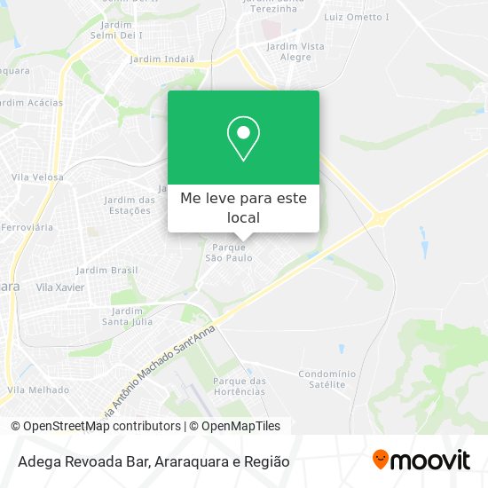 Adega Revoada Bar mapa