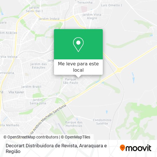 Decorart Distribuidora de Revista mapa