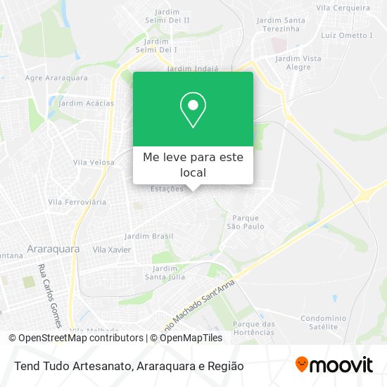 Tend Tudo Artesanato mapa