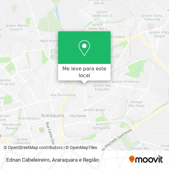 Ednan Cabeleireiro mapa