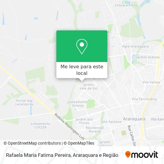 Rafaela Maria Fatima Pereira mapa