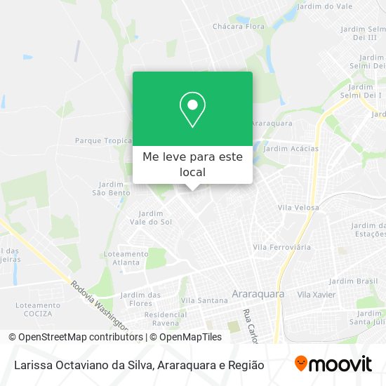 Larissa Octaviano da Silva mapa