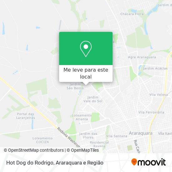 Hot Dog do Rodrigo mapa