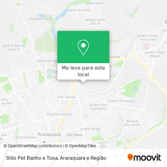 Stilo Pet Banho e Tosa mapa
