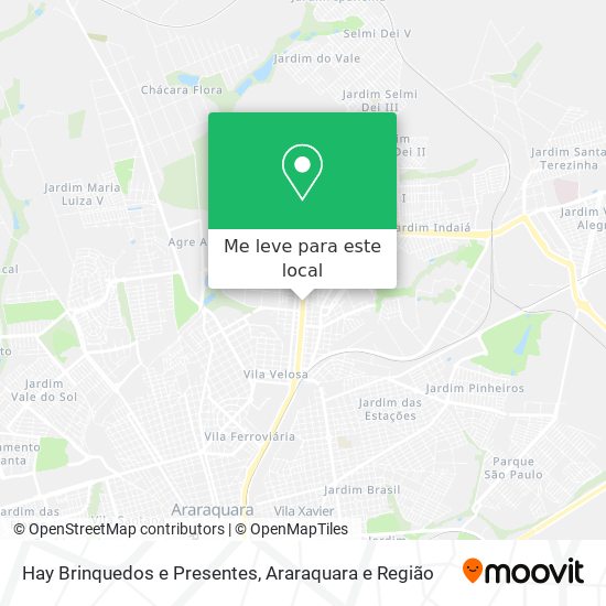 Hay Brinquedos e Presentes mapa