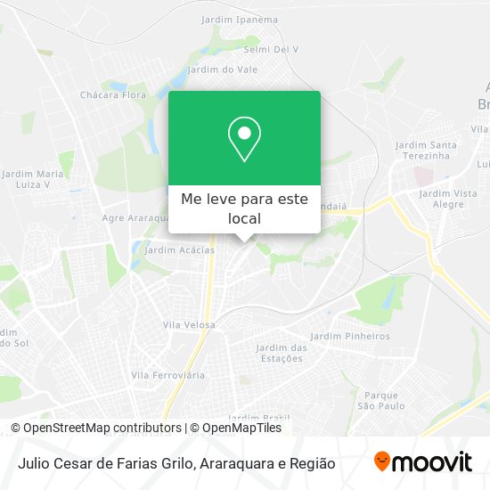 Julio Cesar de Farias Grilo mapa