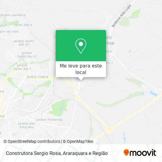 Construtora Sergio Rosa mapa