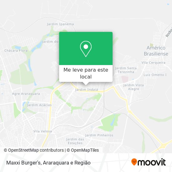 Maxxi Burger's mapa
