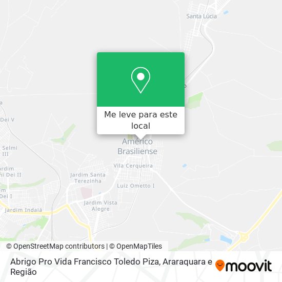 Abrigo Pro Vida Francisco Toledo Piza mapa
