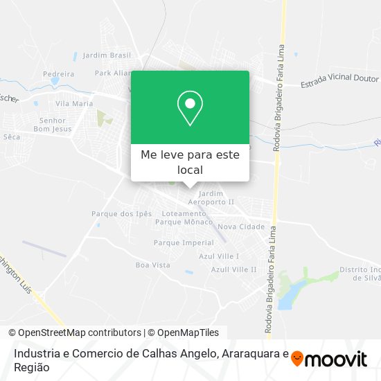 Industria e Comercio de Calhas Angelo mapa