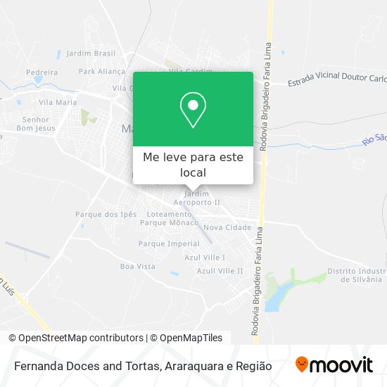 Fernanda Doces and Tortas mapa