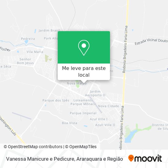 Vanessa Manicure e Pedicure mapa
