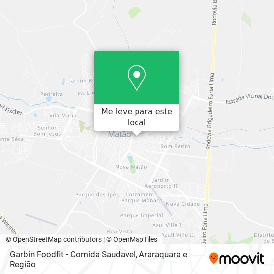 Garbin Foodfit - Comida Saudavel mapa