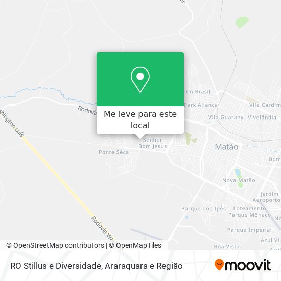 RO Stillus e Diversidade mapa