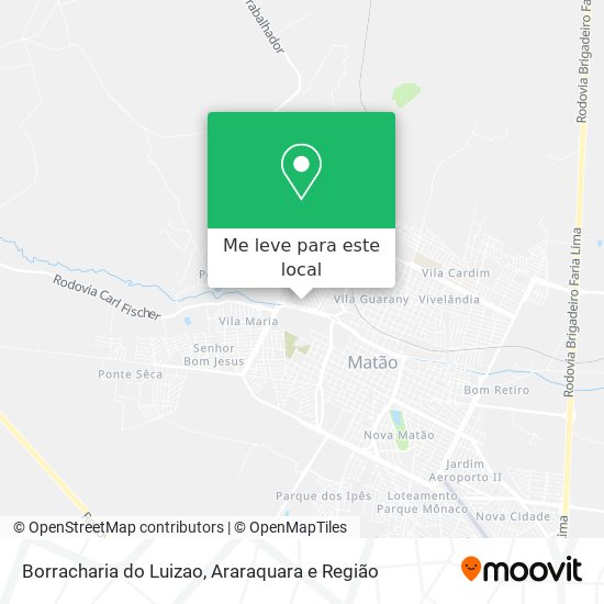 Borracharia do Luizao mapa
