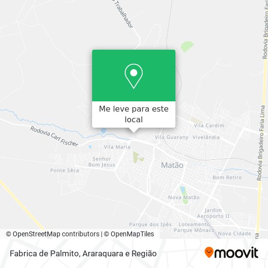 Fabrica de Palmito mapa