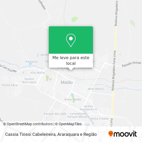 Cassia Tiossi Cabeleireira mapa
