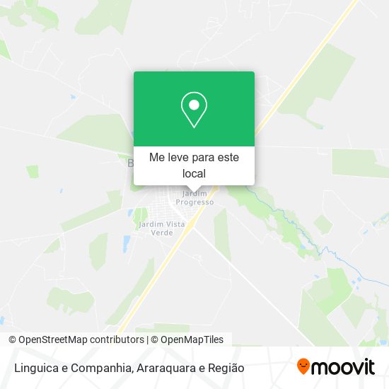 Linguica e Companhia mapa