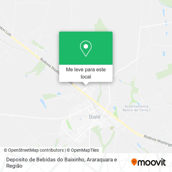 Deposito de Bebidas do Baixinho mapa