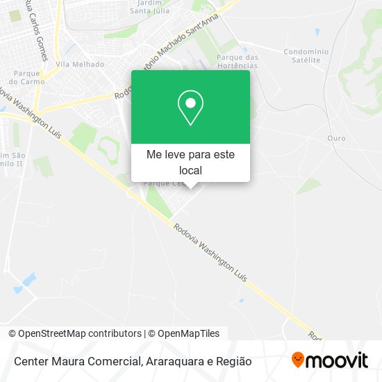 Center Maura Comercial mapa